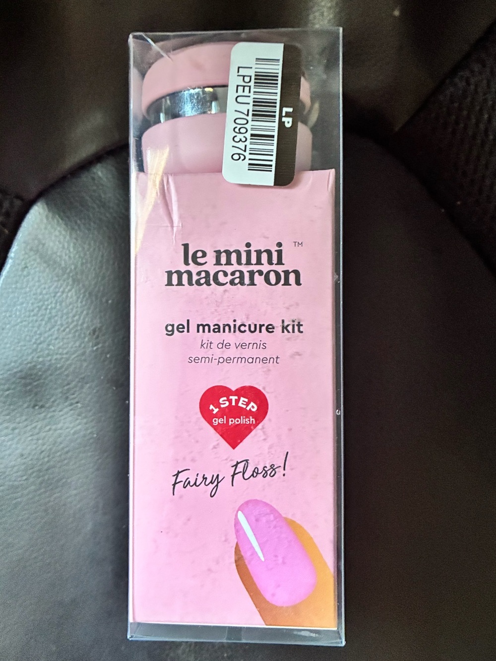 le mini macaron Gel Manicure Kit - Pink (Fairy Floss)